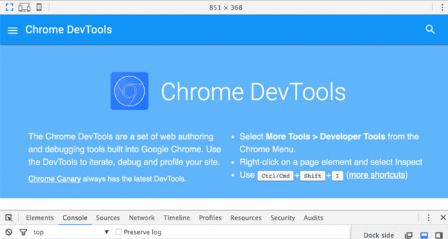 เครื่องมือ Chrome DevTools