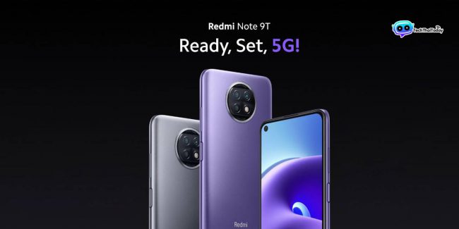 Read more about the article Redmi Note 9T 5G เปิดตัวพร้อมโปรเซสเซอร์ Mediatek Dimensity 800U