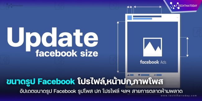 Read more about the article Update ขนาดรูป Facebook โปรไฟล์,หน้าปก,ภาพโพส [2023 Update]