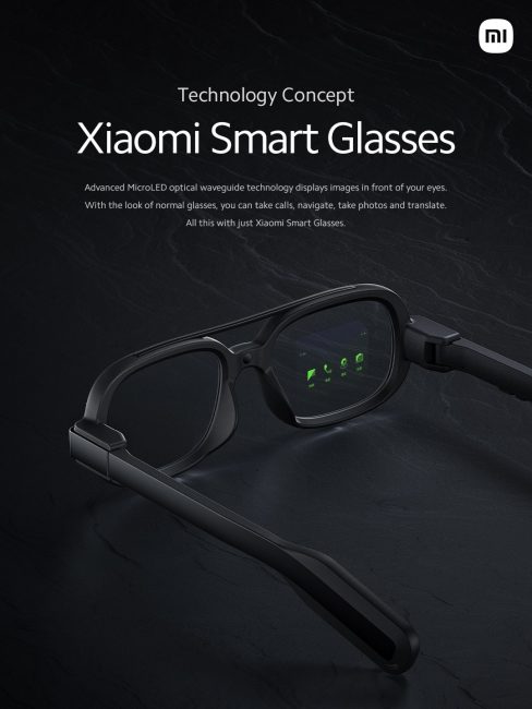 แว่นตาอัจฉริยะ "Xiaomi Smart Glasses" ที่สามารถโทร รับสาย ถ่ายรูป แปลภาษาได้