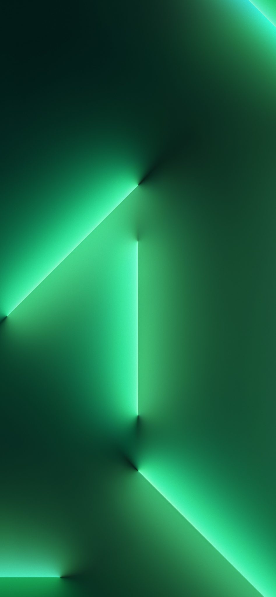 วอลเปเปอร์ (Wallpaper) ชุด iPhone 13 Concept in Green