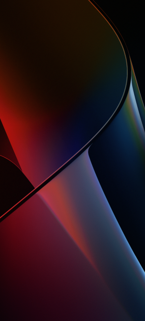 M1 MacBook Pro inspired wave wallpaper for iPhone V1