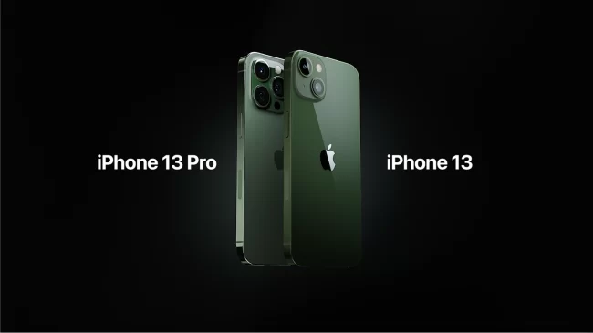 Apple ประกาศเปิดตัวสีใหม่ 2 สีคือ สีเขียวอัลไพน์และสีเขียวสำหรับ iPhone 13 Pro และ iPhone 13 กลุ่มผลิตภัณฑ์ iPhone 13
